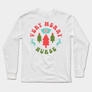 Very merry nurse Long Sleeve T-Shirt